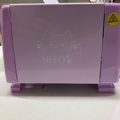 A 2509-261　NEKO ポップアップトースター 猫デザイン 2024年製 通電確認済み 中古の画像