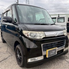 【支払総額10.8万円】激安タントカスタム 車検令和8年3月 即日納車ok！HDDナビ 社外アルミの画像