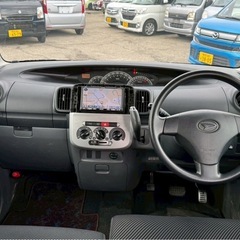 【支払総額10.8万円】激安タントカスタム 車検令和8年3月 即日納車ok！HDDナビ 社外アルミの画像