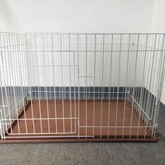 △ B ペットケージ 白 高さ 55.5cm 幅 86cm 奥行 56cm 現状渡しの画像