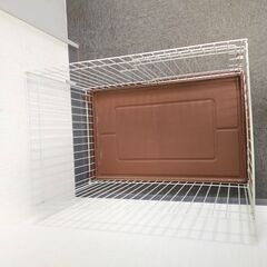 △ B ペットケージ 白 高さ 55.5cm 幅 86cm 奥行 56cm 現状渡しの画像