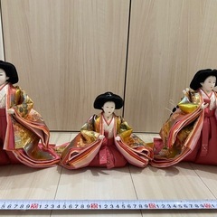 三段飾り雛人形　平安清雅作の画像