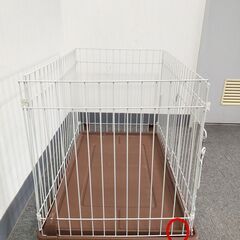 △ B ペットケージ 白 高さ 55.5cm 幅 86cm 奥行 56cm 現状渡しの画像