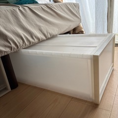 【9/15引取優先】(2個)収納ケース 衣装ケース 無印良品の画像