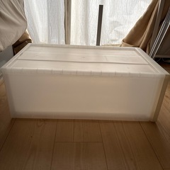 【9/15引取優先】(2個)収納ケース 衣装ケース 無印良品の画像