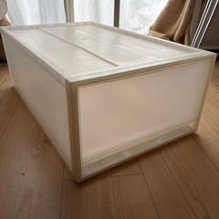 【9/15引取優先】(2個)収納ケース 衣装ケース 無印良品の画像