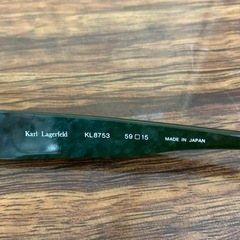 K2509-262 Karl Lagerfeld サングラス眼鏡 KL8753 日本製 度あり キズ 汚れありの画像