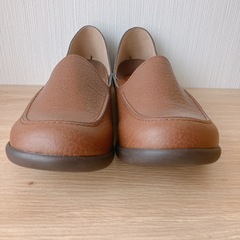 レディース 靴 ローファー ブラウン リゲッタ Re:getA　茶色 コンフォートシューズ 23の画像