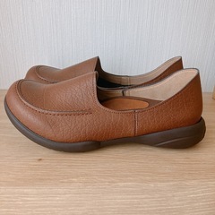 レディース 靴 ローファー ブラウン リゲッタ Re:getA　茶色 コンフォートシューズ 23の画像