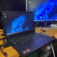 ノートパソコン Lenovo Windows11 Ryzen3 3200u メモリ16GB SSD 256GB+HDD1TB Office2021 BIOSアップデート済み の画像