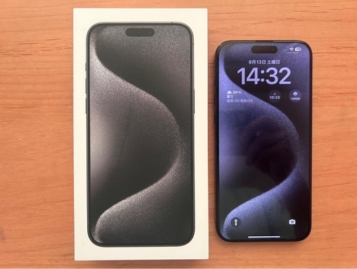 iPhone15 Pro MAX 256GB ブラックチタニウム