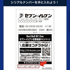 セブンイレブン限定　レッドブルのシリアルナンバーを買いたい…