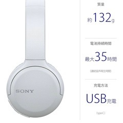 SONY Bluetooth ヘッドフォンの画像