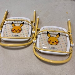 折り畳み　豆いす　ピカチュウ　の画像