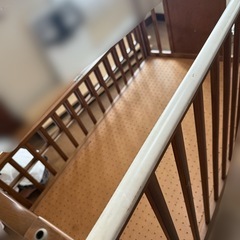 ベビーベッド レトロの画像