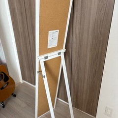 ✨値下げ！800円！！全身スタンドミラー150cm×30cm ホワイトの画像
