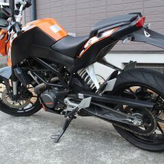 岡山発 KTM　DUKE125　自賠責保険有りの画像