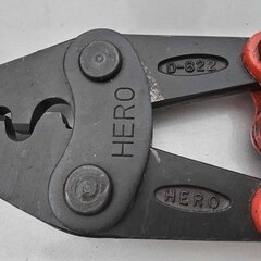 逗子 圧着工具 ヒーロー電機 手動圧着工具  MCC  HERO D-822 バンドプレス機の画像