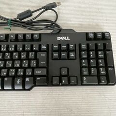 DELL L100 キーボード ブラック テンキー付き 日本語配列 USBキーボード 有線 PCパーツ 周辺機器 動作確認済 Y2238の画像