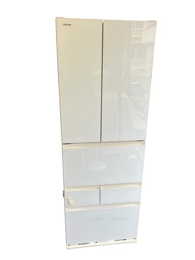 【中古】¥18,000 TOSHIBA GR-K460FD(ZW) 冷蔵庫 462L 【II107 SSI1F007】