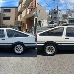 トヨタ スプリンター トレノ AE86３ドア GT APEX パンダトレノ サンルーフ 頭文字D 整備済 車検付の画像