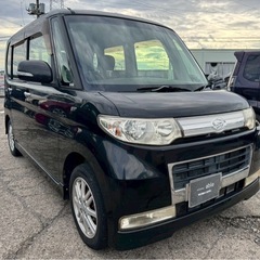 【支払総額12.8万円】人気車種タントカスタム 車検令和9年9月 修復歴なし 機関良好 パワスラ 社外ナビ の画像