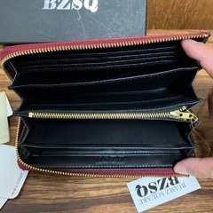 ロ 2509-263　 BEAMZ SQUARE 長財布 L字ファスナー 未使用品の画像