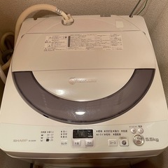 洗濯機　シャープ　の画像