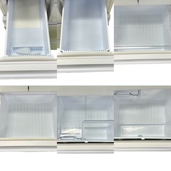 SHARP シャープ 5ドア 412L 冷蔵庫 SJ-GW41F-Wの画像