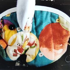 【手作りキット】うさぎのポーチ【昭和レトロ】【手芸】の画像