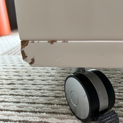 ニトリ センターガラステーブルの画像
