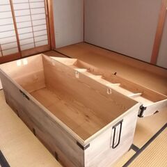 長持　戦前家具の画像