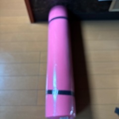 ピンク 収納バンド付き ヨガマット プレイマット 6mmの画像