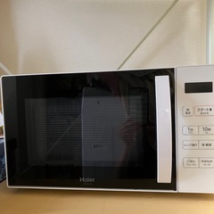 美品！Haierハイアール単機能レンジ(2025年3月購入)の画像