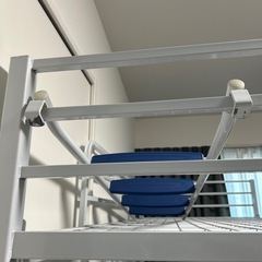 ロフトベッド　デスク・棚付き　の画像