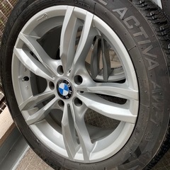 BMW 17インチ アルミNANKANスタッドレス225/50R17　ラックとカバー付き　F30に　の画像