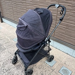 【cybex】2021年購入ベビーカー　ブラック　メリオカーボン の画像
