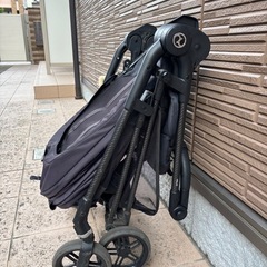 【cybex】2021年購入ベビーカー　ブラック　メリオカーボン の画像