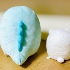 すみっコぐらし　ぬいぐるみ　2点セット　とかげ　しろくま　おもちゃの画像