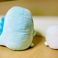 すみっコぐらし　ぬいぐるみ　2点セット　とかげ　しろくま　おもちゃの画像