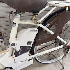 サンヨー電動アシスト自転車ENELOOP bike 24インチ　ホワイトアルミの画像