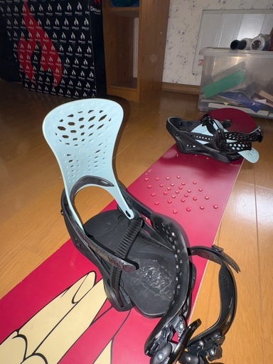 スノーボード FLUXバインセット 板メーカー不明  