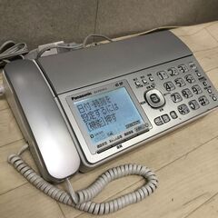  Panasonic パナソニック おたっくす 電話機 パーソナルファクス KX-PZ310-S 子機1台付  通電確認 【糸島市内 送料無料】250913-1の画像