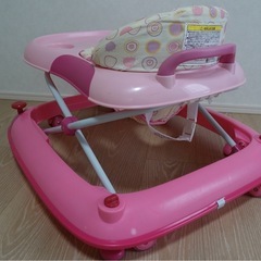ベビー歩行器　西松屋　ピンクの画像