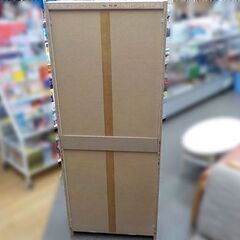 フリーラック 幅59×奥行29×高さ150㎝ ホワイト 全棚可動 本棚 シェルフ 西岡店の画像