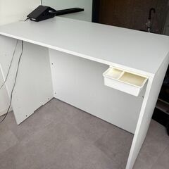 木製ハイカウンター 受付 デスク 幅120cm 店舗の画像