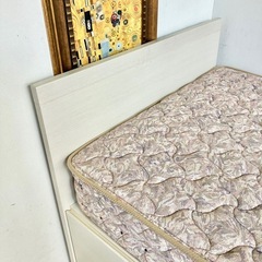 収納付き シングルベッドの画像