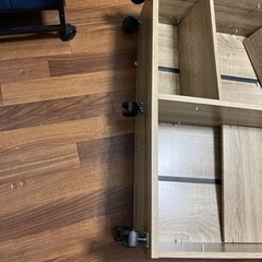 小さな本箱キャスター付きの画像