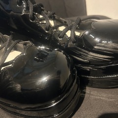 編み上げヒール　ブーツの画像