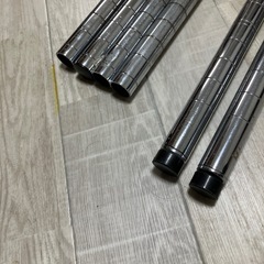 メタルラック用ポール73センチX4とアイリス用79X2の画像
